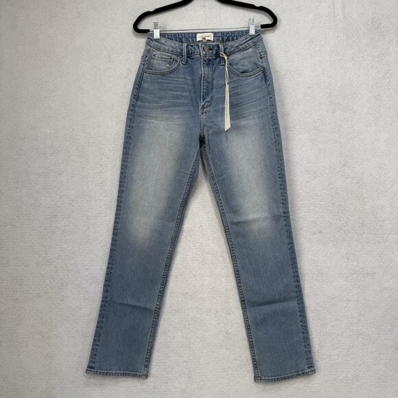 Driftwood Jeans Womens 25x29 Light Wash Stella High Rise Straight Leg Denim - Picture 1 of 10